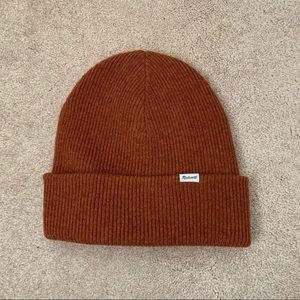 Burnt orange madewell beanie